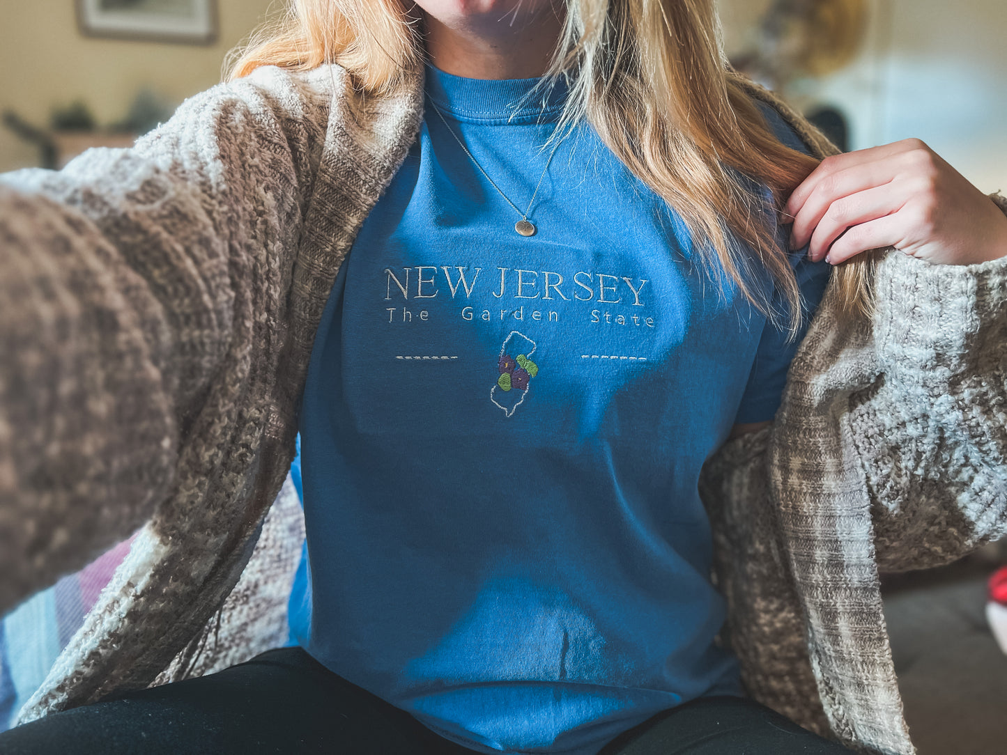 New Jersey Embroidered Shirt